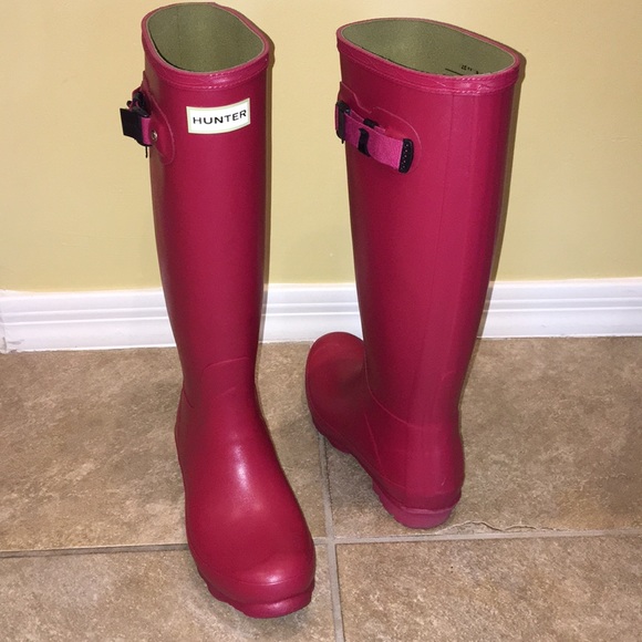 Hunter Shoes - Hunter tall boots Norris Field boots rain boots  6